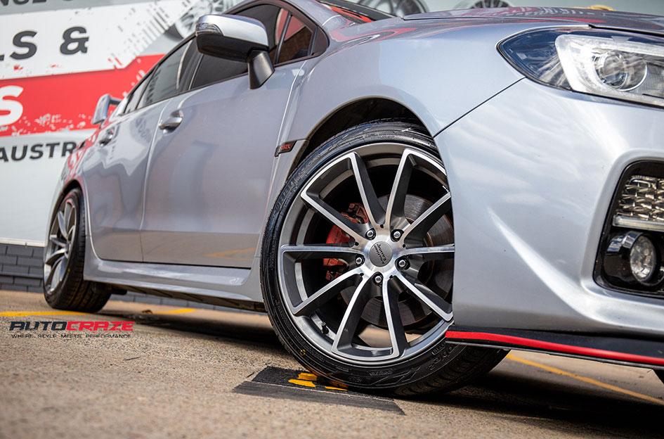 SUBARU WRX VN806 FASTBACK ANTHRACITE MACHINED FACE
